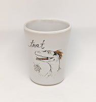 Dirty Dishes Raptor "Twat" Shot Glass
