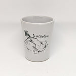 Dirty Dishes Hippo "Scrotum" Shot Glass