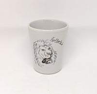 Dirty Dishes Lion "Bollocks" Shot Glass