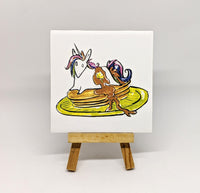 Unicorn Pancakes Coaster