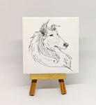 Rough Collie Dog Breed Coaster