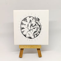 Sleeping Cat Coaster