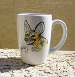Dirty Dishes Savanna Style-- African Wild Dog Mug