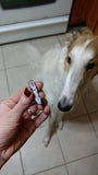 String Bean Borzoi Pin
