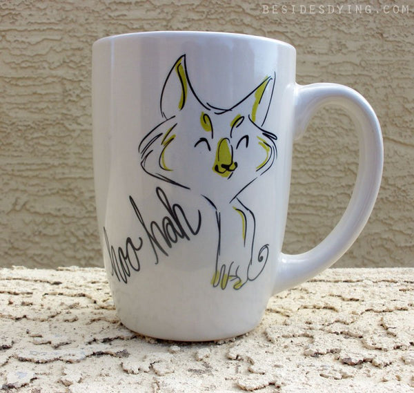 Dirty Dishes Rated G-- Cat mug