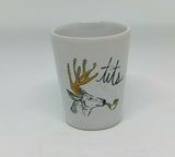 Dirty Dishes Stag "Tits" Shot Glass