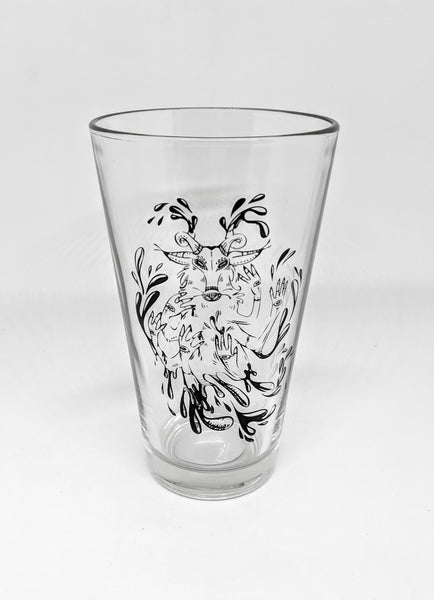 "Undefined" Goat Pint Glass
