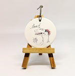 Dirty Dishes Velociraptor Ornament