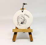 Dirty Dishes Lion Ornament