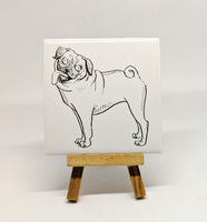 Pug Dog Breed Coaster
