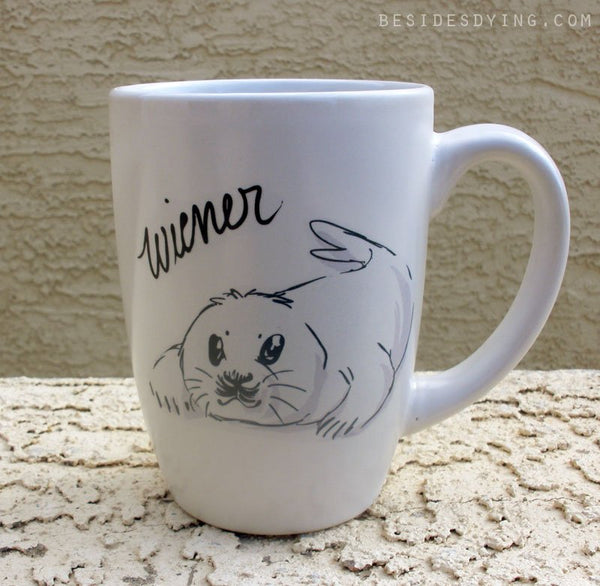 Dirty Dishes Rated G-- Seal mug
