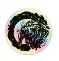 Borzoi Holographic Sticker