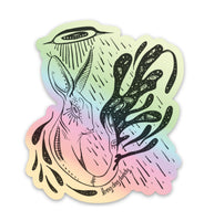 "Ascent" Rabbit Holographic Sticker