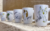 Dirty Dishes Rated G-- Dog mug