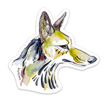 Watercolor Coyote Sticker