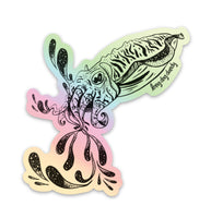 Cuttlefish Holographic Sticker