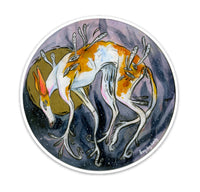 "Domestica" Ibizan Hound Sticker