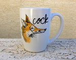 Dirty Dishes-- Fox mug