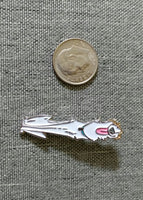 String Bean Borzoi Pin