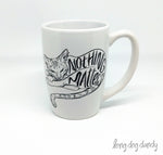 Nothing Matters Nihilist Cat Mug