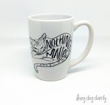 Nothing Matters Nihilist Cat Mug
