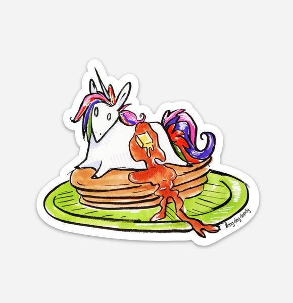 Unicorn Pancakes Sticker